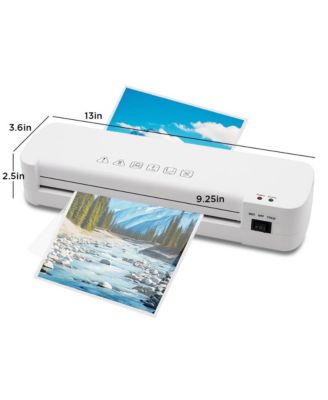 Laminator Machine A4 13in Hot & Cold With Paper Trimmer and Corner Rounder