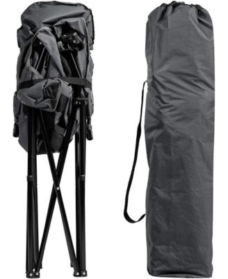 Folding Camping Moon Padded Chair with Carrying Bag
