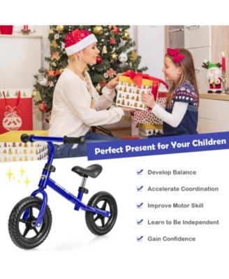 Kids No Pedal Balance Bike Adjustable Ages 30 Months to 5 Years