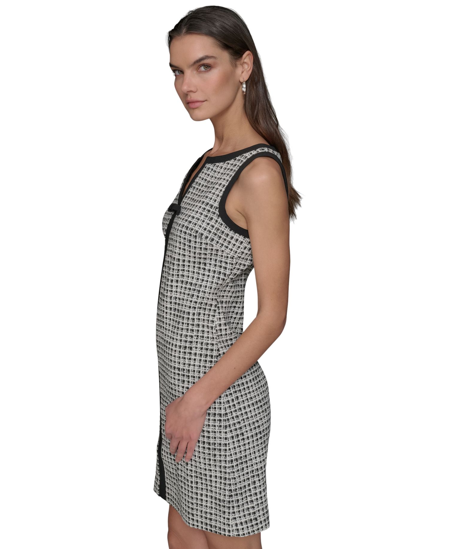Women's Millenium Jacquard Contrast-Frame Dress