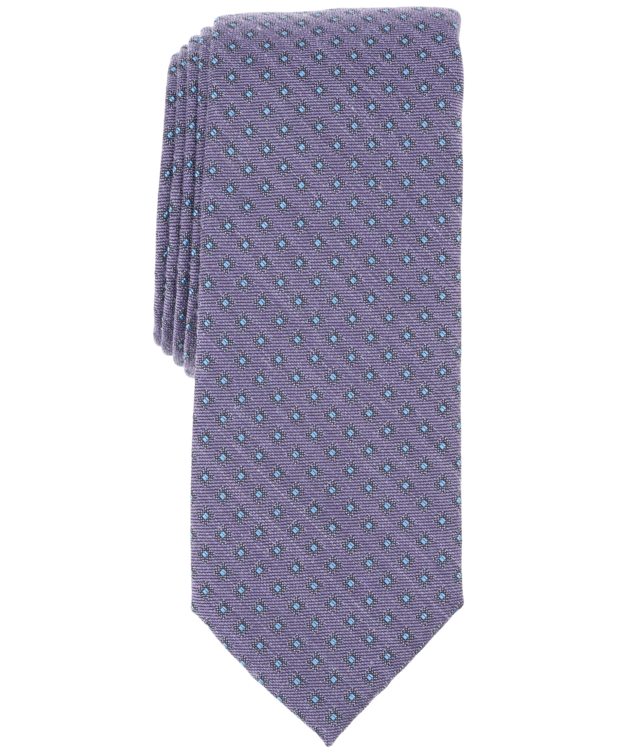 Men's Natron Geo-Pattern Tie, Exclusively at Macy's - Teal
