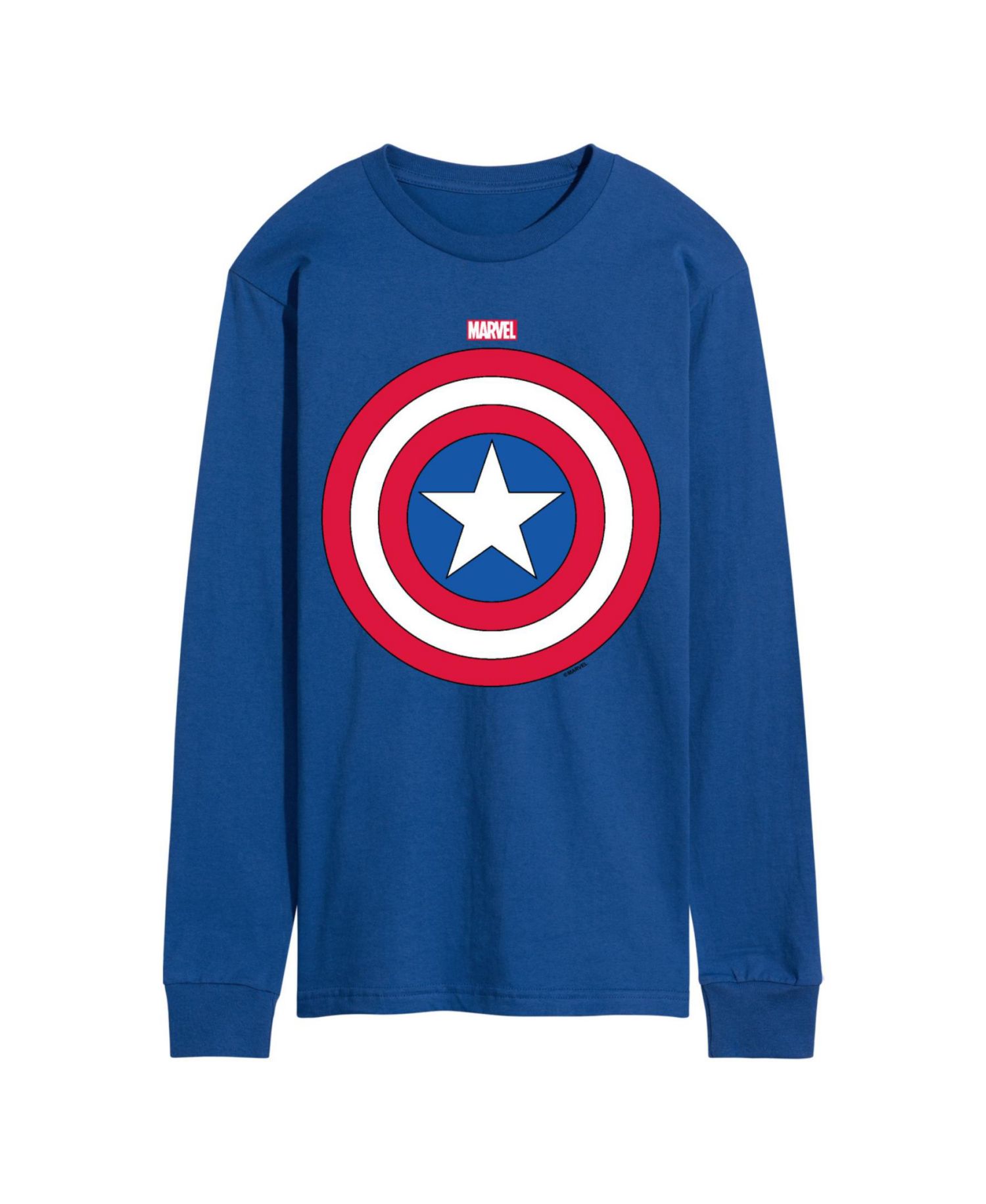 Men's Captain America Long Sleeve T-Shirt