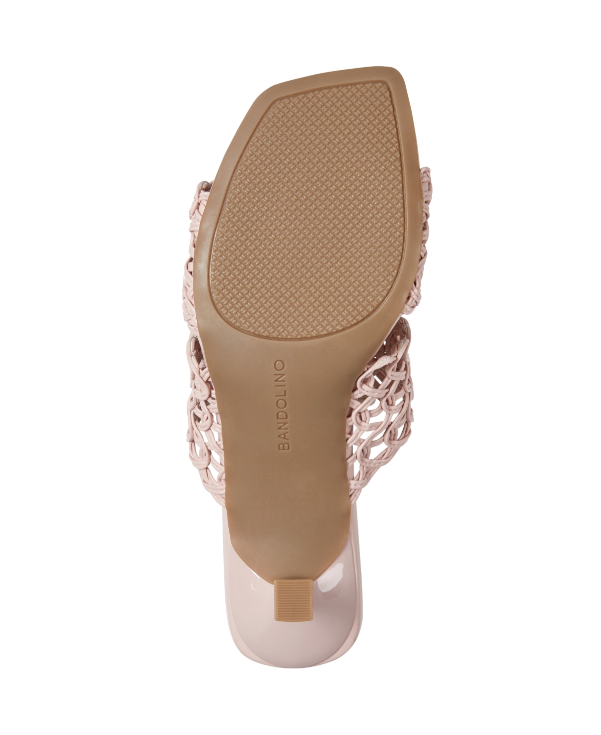 Shop Bandolino Women's Melvana Woven Kitten Heel Sandals In Light Pink