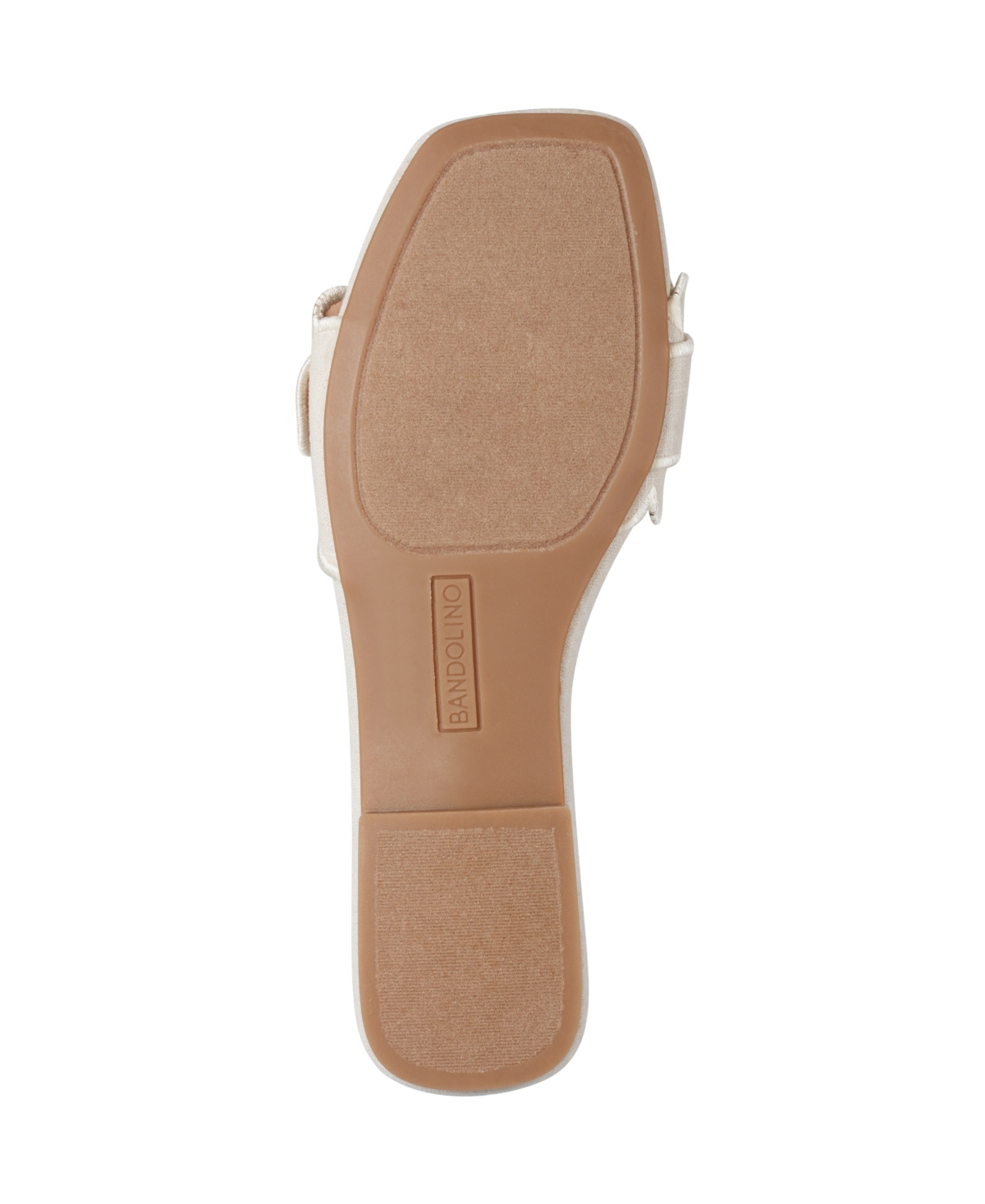 BANDOLINO WOMEN'S SILLA SCALLOP BUCKLE FLAT SLIDE SANDALS 