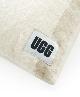 Calyx Stripe Faux Mohair Decorative Pillow, 20" x 20"