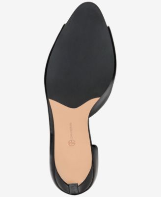 Women's Valorr Peep Toe d'Orsay Leather Pumps, Created for Macy's