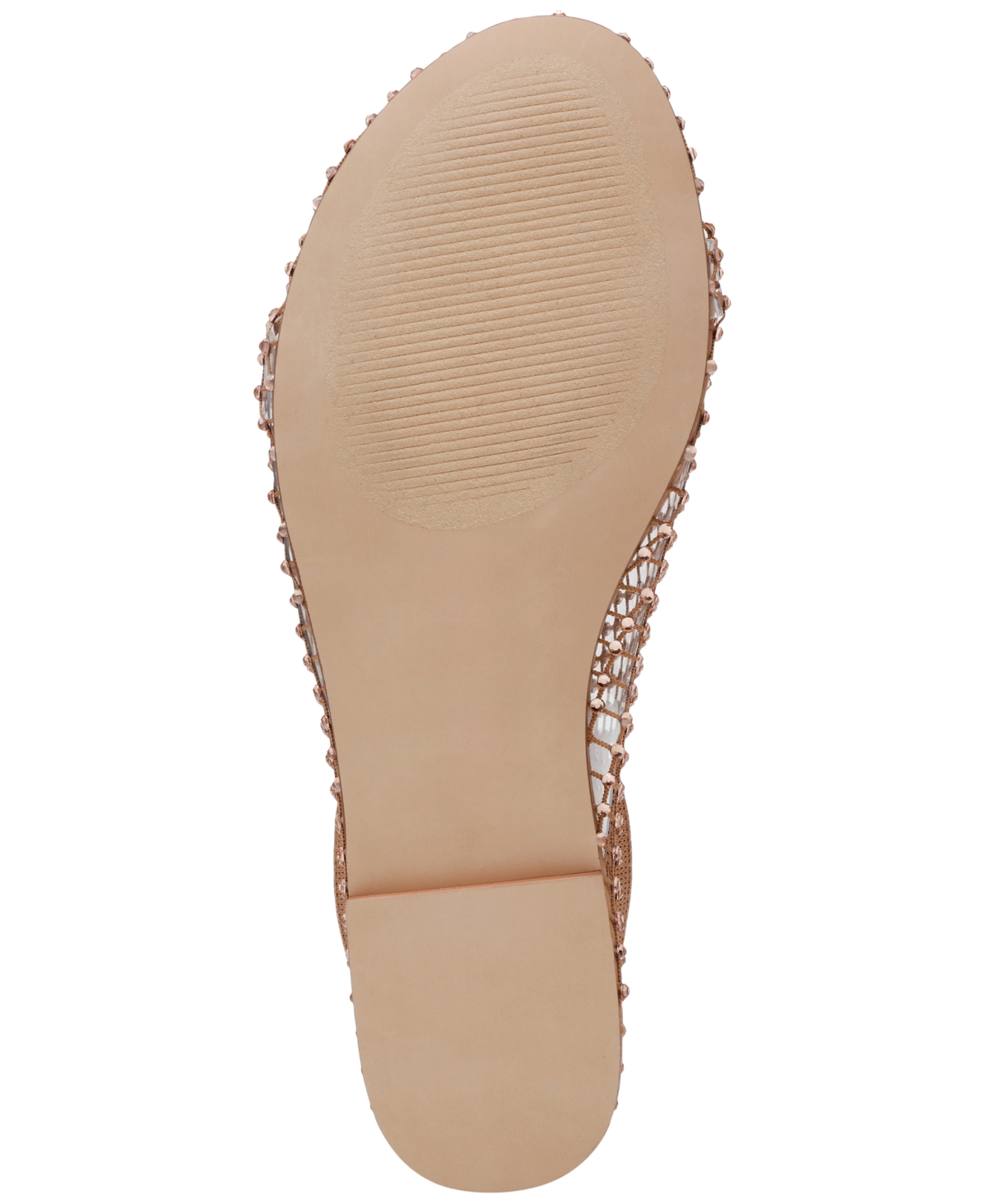 Steve Madden Mino Mesh Flat In Blush,rhinestone