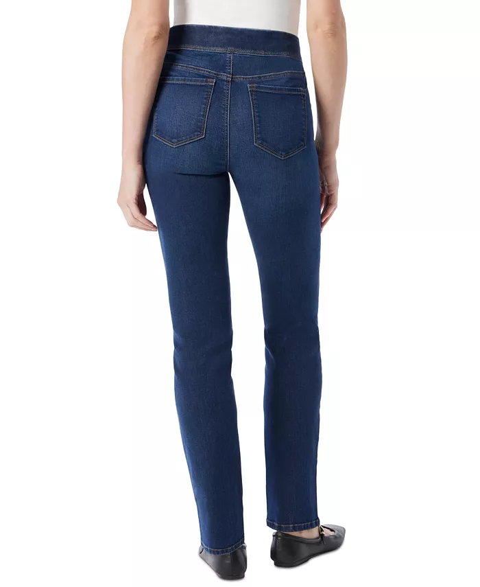 Women's Amanda High-Rise Straight Pull-On Jeans - thumbnail 9