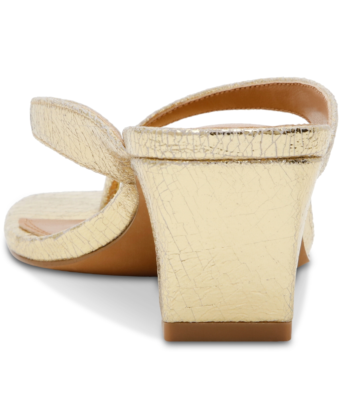Steve Madden Women's Ninna Blade Heel Thong Sandals In Gold Metallic