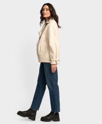 Seraphine Women's Maternity Biker Jacket