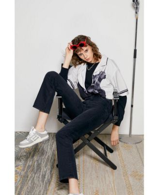 Activity Grrrl High Rise Kick Crop Jeans