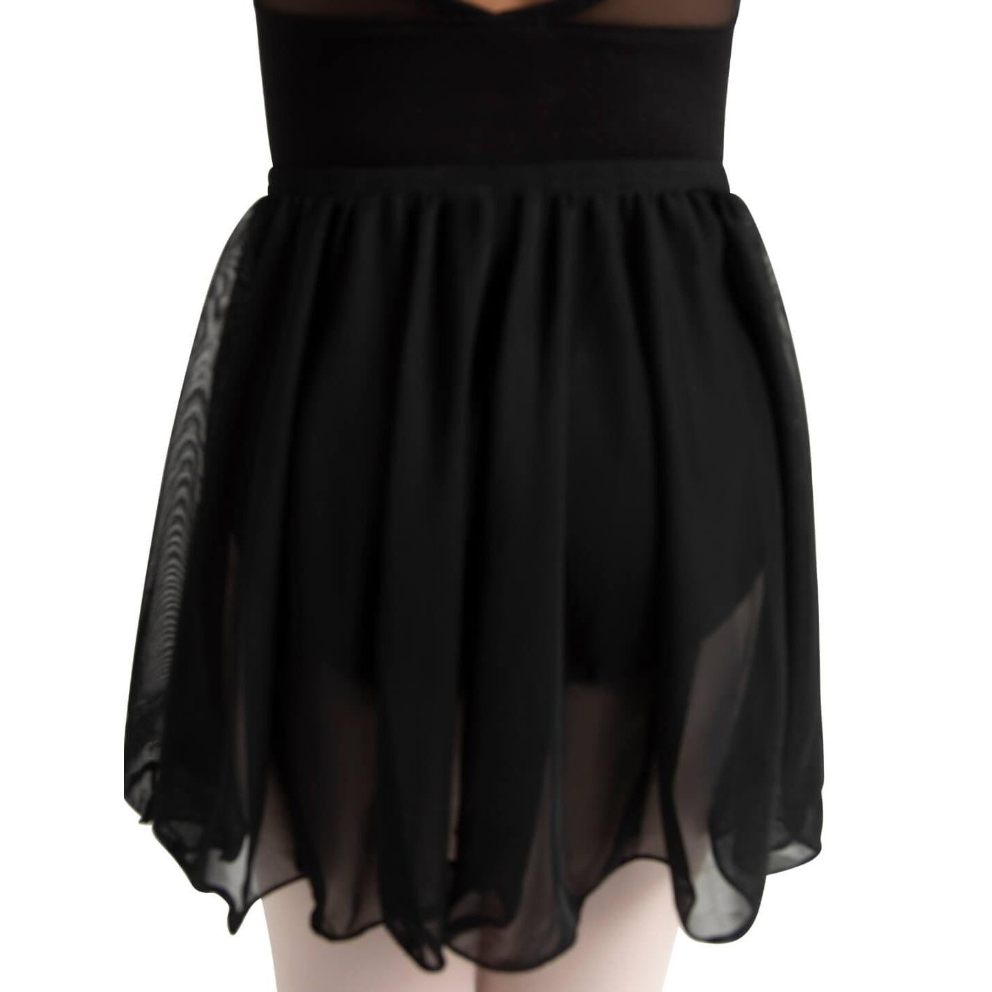 Юбка Capezio Pull On Circular для девочек, цвет: Чёрный — фото 3