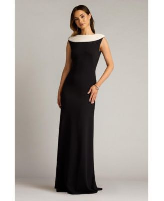 Plaza Drape Back Gown