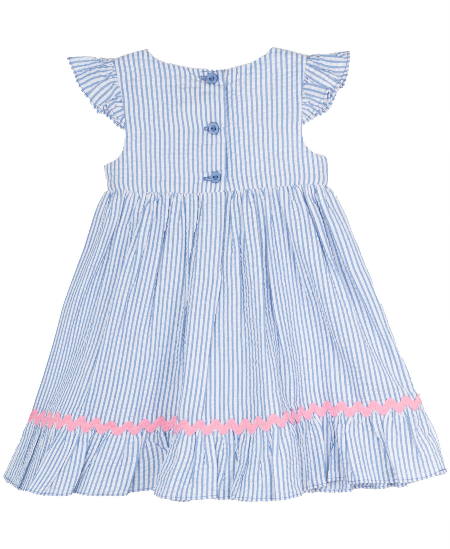 Baby Girls Nautical Seersucker Dress