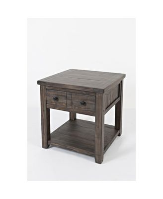 Madison County Rustic Reclaimed Pine Farmhouse End Table