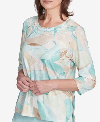 Women's Kensington Gardens Stained Glass Crew Neck Top