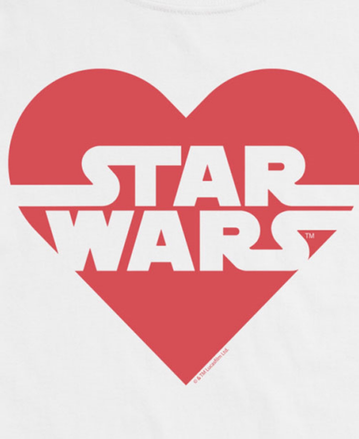Airwaves Men's Star Wars Heart Short Sleeve T-Shirt