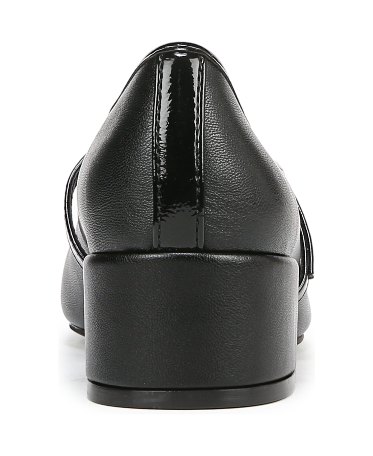 Shop Lifestride Women's Brooke Mary Jane Block Heel Pumps In Black Faux Leather