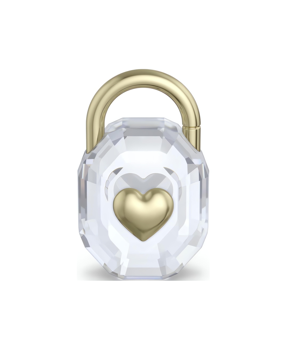 Swarovski Symbolica Padlock Figurine In White,clear