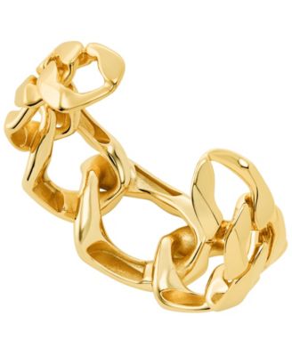 Michael Kors 14K Gold Plated Link Cuff Bracelet 37290₽
