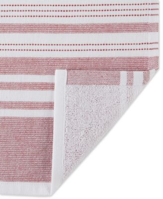 Asst French Terry Cotton Dishtowel 3 Pack Set, 18" x 28"