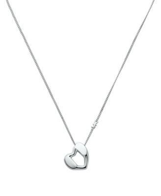Michael Kors Sterling Silver Heart Pendant Necklace 23890₽