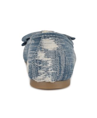 Women's Veronika Denim Bow Ballet Flats