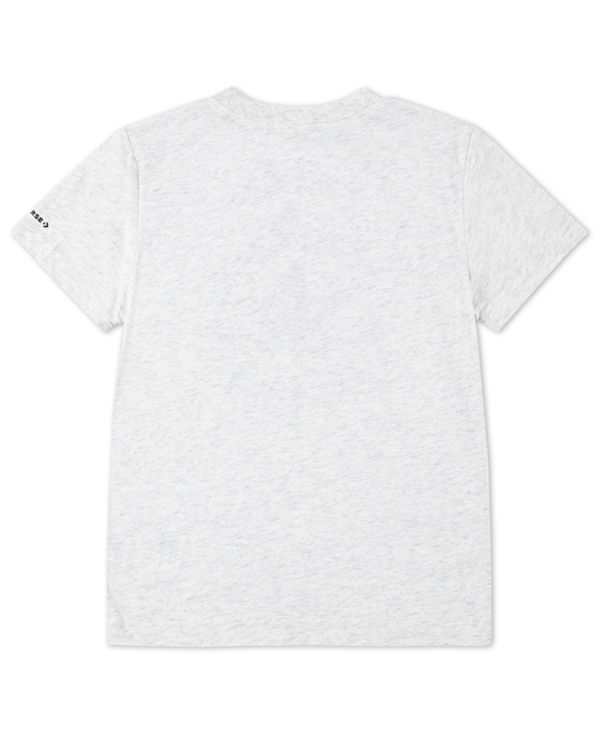Converse Big Boys Dissected Chuck Patch Short Sleeve T-shirt In Birch Heather