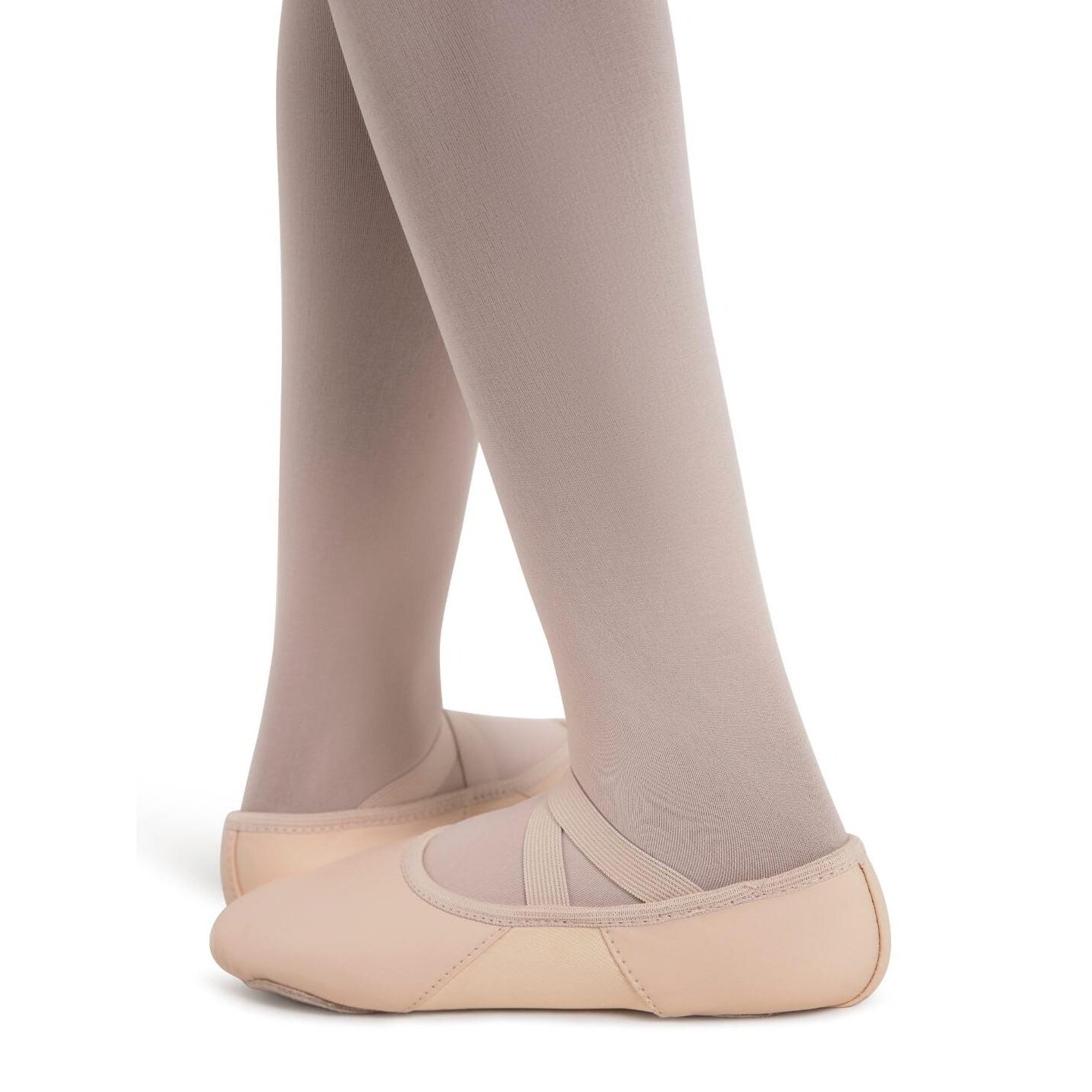 Детские кожаные балетки Capezio Hanami, цвет: Светлый розовый — фото 5