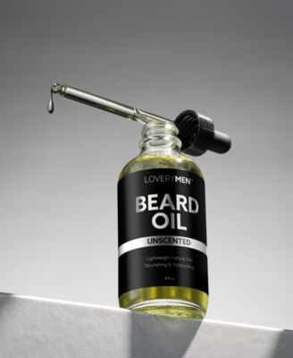 LoveryMen Nourishing Unscented Beard Oil, 4 oz.