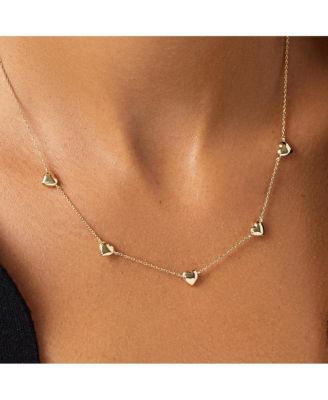 Heart Necklace - Lev Mini Station Necklace