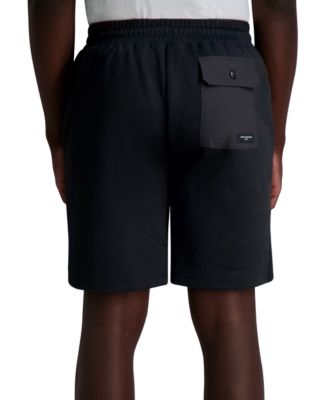 КАРЛ ЛАГЕРФЕЛЬД ПАРИЖ KARL LAGERFELD PARIS Мужские шорты свободного кроя из жаккарда на завязках 8-12 15790₽