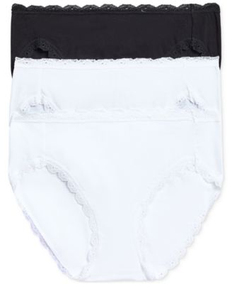 b.tempt'd - Women's 3-Pk. Lace-Edge Brief Underwear