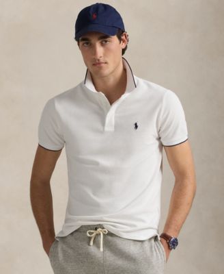 Men's Classic-Fit Stretch Oxford Mesh Polo