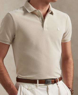 Men's Classic-Fit Stretch Oxford Mesh Polo