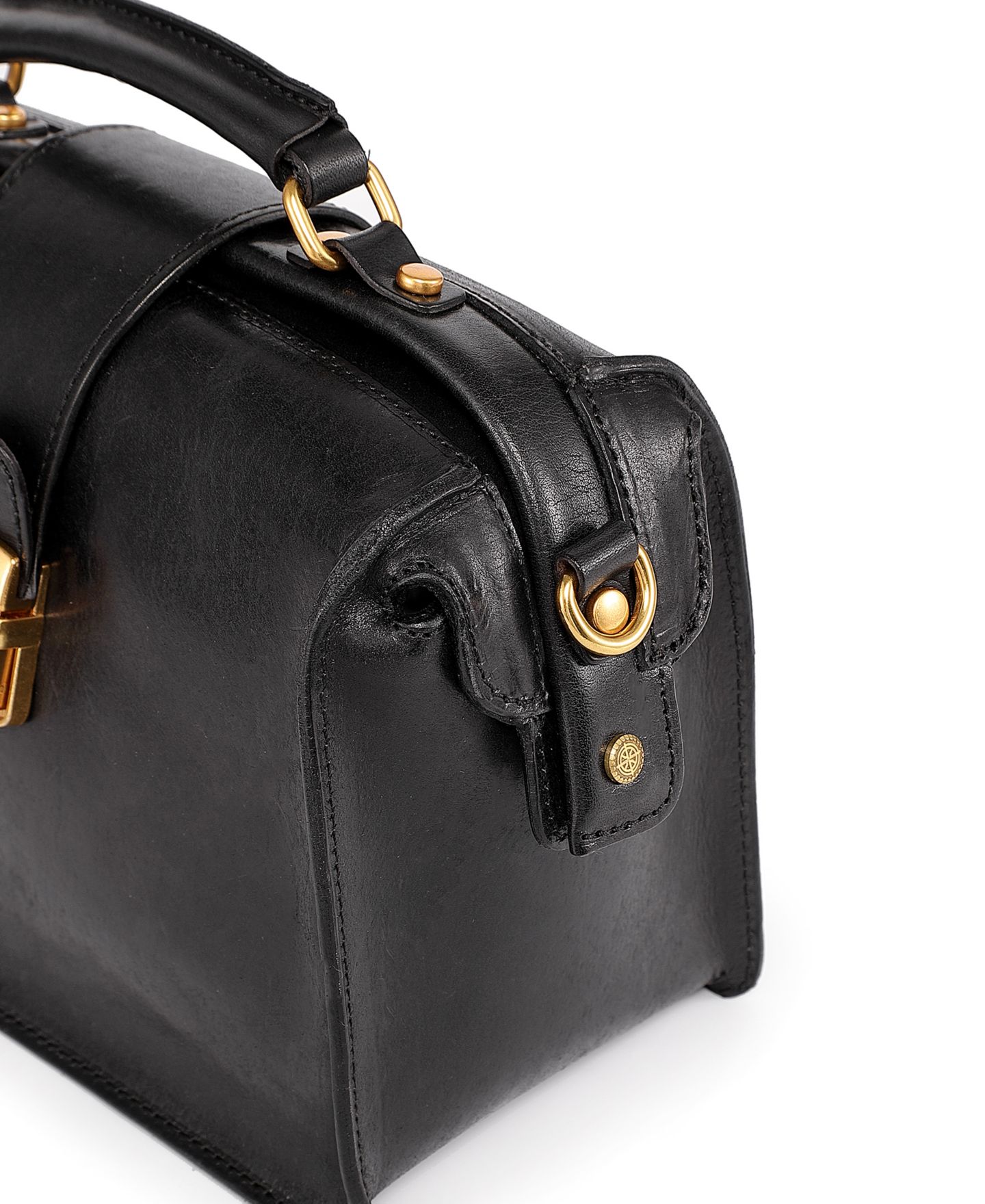 Женская сумка OLD TREND Genuine Leather Doctor Transport Satchel, цвет: Чёрный — фото 9