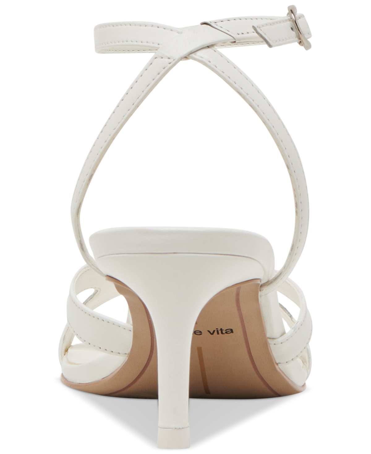 Dolce Vita Jemmy Imitation Pearl Slide Sandal In True White Leather