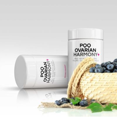 PQQ Ovarian Harmony - Myo-Inositol, D-Chiro-Inositol, Folate, CoQ10 Phytosome & Pyrroloquinoline Quinone Supplement, 120 Capsules