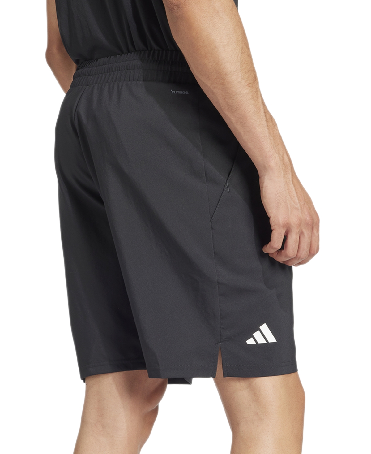 Adidas Originals Men's Club Tennis Climacool Three-stripes 7" Shorts In Black