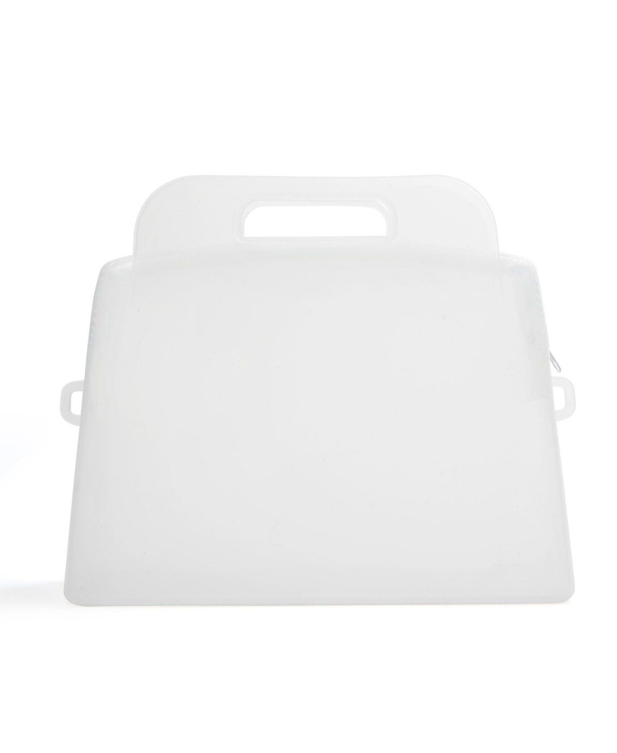 ibiG Clear Bag - Clear/white zipper
