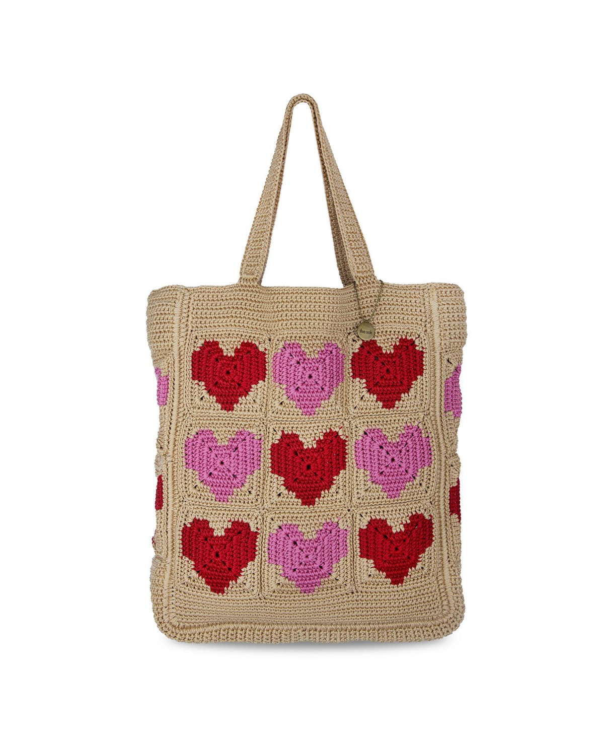 Women's Lanie Crochet Small Tote Bag - Natural Fruit