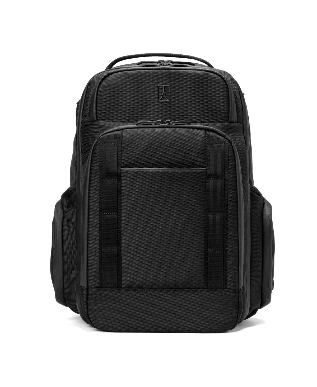 Altitude Large Expandable Travel Laptop Backpack - Jet Black