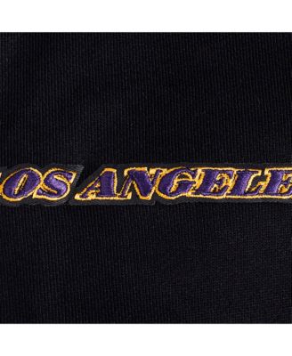 Men's Black Los Angeles Lakers Area Code Pullover Hoodie