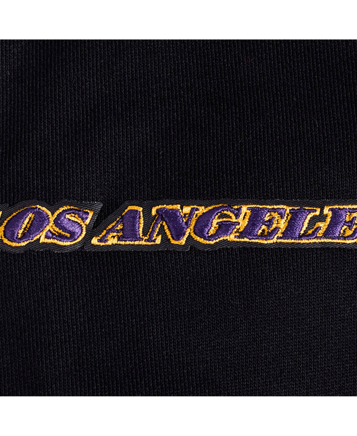 Pro Standard Men's Black Los Angeles Lakers Area Code Pullover Hoodie In Black