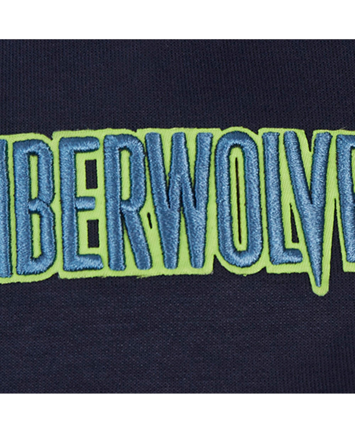 Pro Standard Men's Navy Minnesota Timberwolves Split Logo Pullover Hoodie In Navy