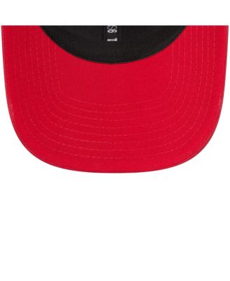 Men's Scarlet San Francisco 49ers Adventure Camo Trucker 9SEVENTY Stretch-Snap Adjustable Hat