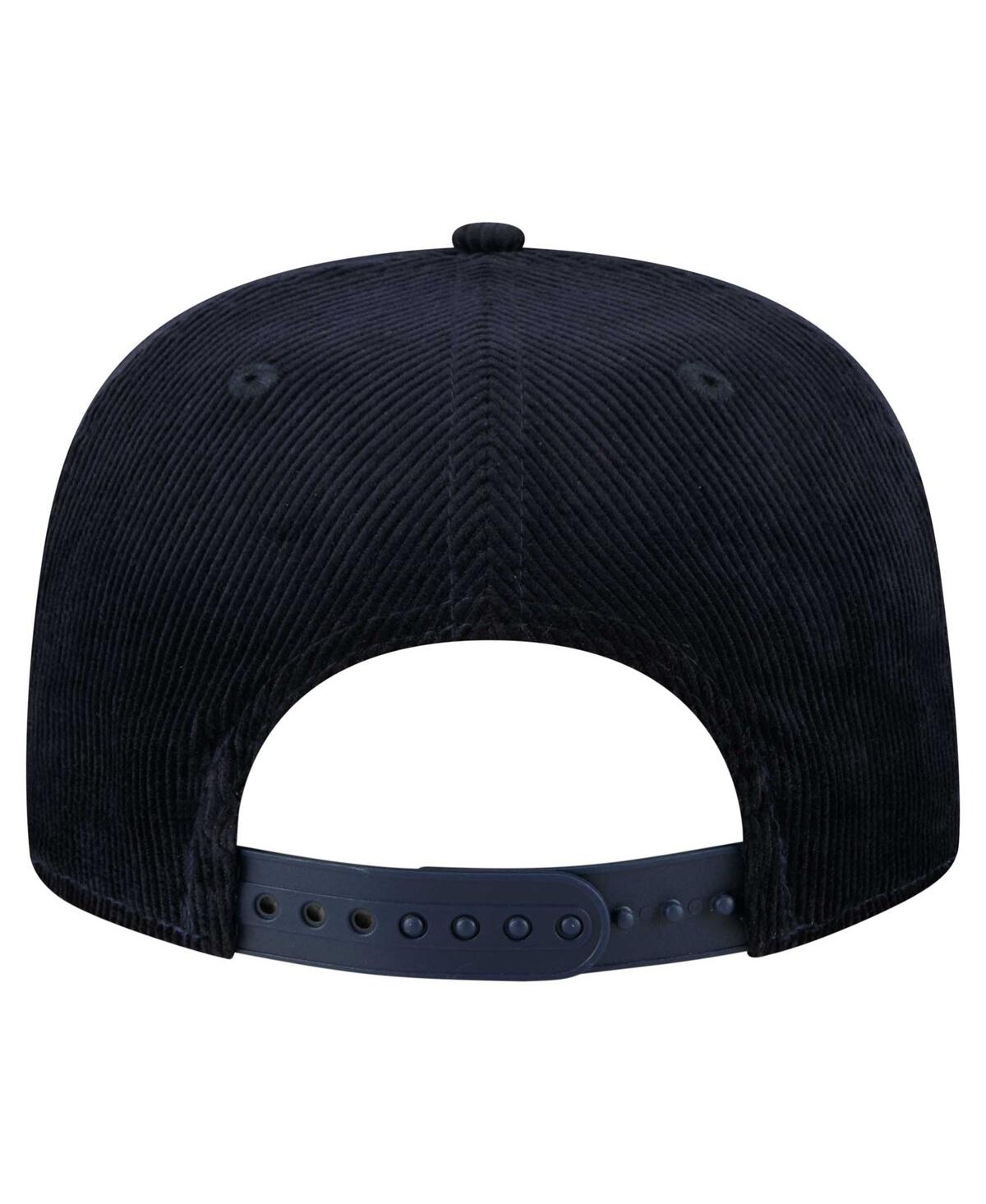 NEW ERA MEN'S NAVY DETROIT TIGERS FULL CIRCLE CORDUROY GOLFER ADJUSTABLE HAT 