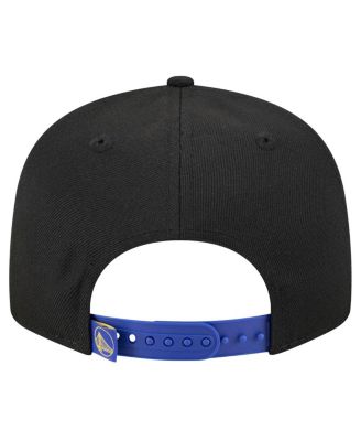 Men's Black/Royal Golden State Warriors Sport Night Splatter 2-Tone 9FIFTY Snapback Hat