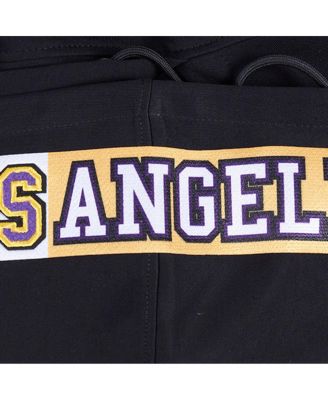 Men's Black Los Angeles Lakers Split Logo Pullover Hoodie