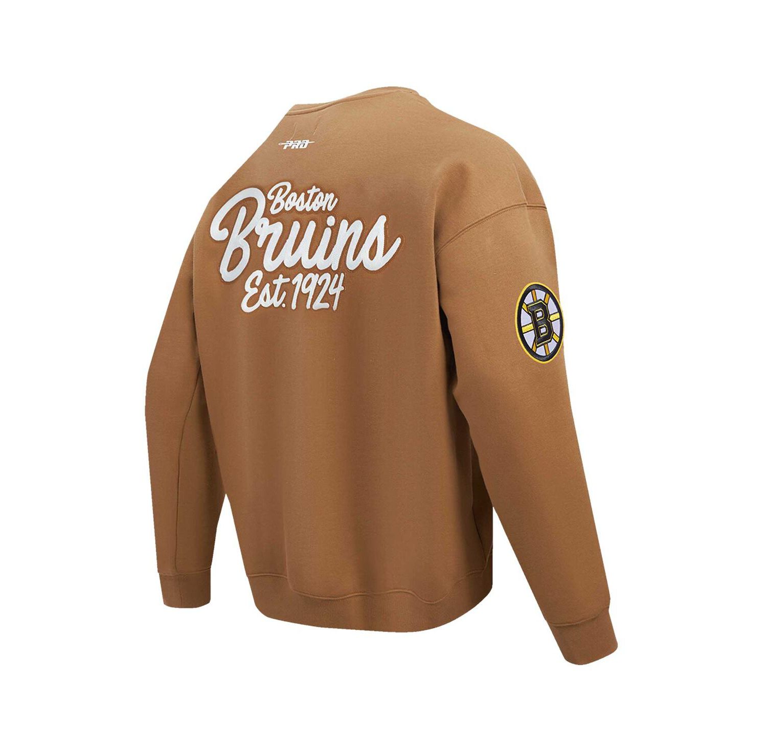 Men's Brown Boston Bruins Paint the City Pullover Sweatshirt